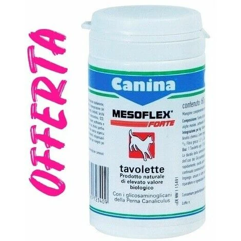 Canina Mesoflex Forte 30-60-120 Tavolette Quantita': 120 Tavolette 2 Canina Mesoflex Forte 30-60-120 Tavolette Quantita': 120 Tavolette
