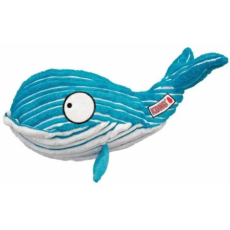 KONG Balena Cuteseas Con Squittio Interno - Blu - Taglia: Small 3 KONG Balena Cuteseas Con Squittio Interno - Blu - Taglia: Small
