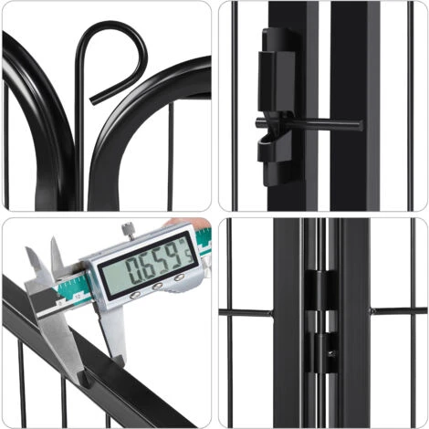 Yaheetech Recinto Per Cani Cuccioli Conigli Gatti Animali Da Interno E Esterno Giardino Rete Recinzione Ferro 8 Pz 60 X 80 Cm 6 Yaheetech Recinto Per Cani Cuccioli Conigli Gatti Animali Da Interno E Esterno Giardino Rete Recinzione Ferro 8 Pz 60 X 80 Cm - immagine 4