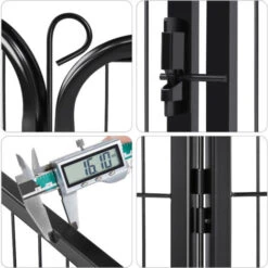 Yaheetech Recinto Per Cani Conigli Animali Cuccioli Da Interno Esterno Giardino In Ferro Recinzione Rete Metallica 16 Pz 80 X 60 Cm -Cibi per cani in Italia 23252402 4