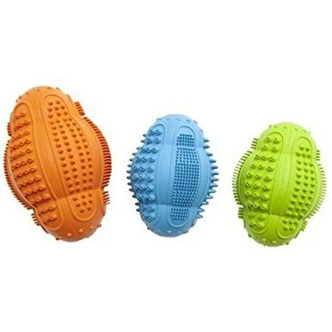 Global Pallone Da Rugby Ruffus Dog Palla Dentale Per Cani Buttafuori Dental Cane Giocattolo 3 Global Pallone Da Rugby Ruffus Dog Palla Dentale Per Cani Buttafuori Dental Cane Giocattolo