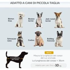 PawHut Divano Per Animali Cuscino Rimovibile Base In Metallo Cane Di Taglia Piccola -Cibi per cani in Italia 24170895 4