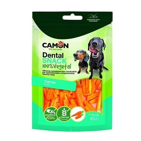 Camon Dental Snack 100% Vegetal Carotine Crispy Da 40 Gr 3 Camon Dental Snack 100% Vegetal Carotine Crispy Da 40 Gr