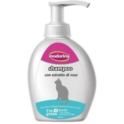 Inodorina Shampoo Con Estratto Di Rosa Per Gatto 300ml