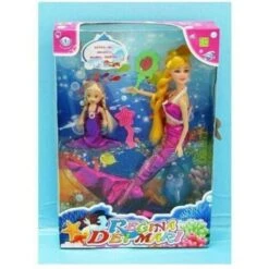 Trade Shop - Regina Dei Mari Sirenetta Sirena Bambole Accessori Giocattolo Gioco Bambina