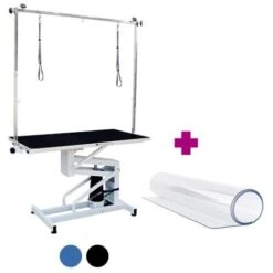 Ibanez Tavolo Idraulico Per Toelettatura Cani E Centri Veterinari In Colore Blu