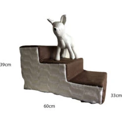 Scaletta Rampa Scendiletto Sfoderabile 60x39x33 Cm