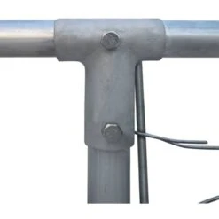 Hommoo Recinto Per Cani Da Esterno In Acciaio Zincato 2x2x1 M VD30567 9 Hommoo Recinto Per Cani Da Esterno In Acciaio Zincato 2x2x1 M VD30567 -Cibi per cani in Italia 26646183 3