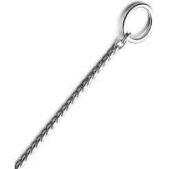 Record Collare A Strozzo Con Serpentina Spessa In Ottone Cromato Per Cani: 0,5 X 55 Cm Collare