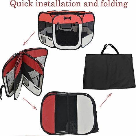 Melko Cucciolo Casa Cucciolo Casa Pieghevole Animale Pieghevole Box Cucciolo Correre Cucciolo Correre Cucciolo Correre All'aperto Recinto All'aperto Box 4 Melko Cucciolo Casa Cucciolo Casa Pieghevole Animale Pieghevole Box Cucciolo Correre Cucciolo Correre Cucciolo Correre All'aperto Recinto All'aperto Box - immagine 2