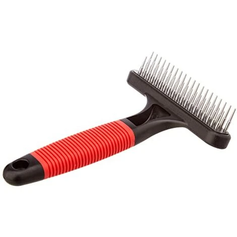 Ferplast Pettine A Rastrello Per Cani Gro 5874, Doppia Fila Di Denti Arrotondati Rotanti, Ideale Per Animali A Pelo Medio E Lungo, 11 X 3 X H 15,5 Cm 4 Ferplast Pettine A Rastrello Per Cani Gro 5874, Doppia Fila Di Denti Arrotondati Rotanti, Ideale Per Animali A Pelo Medio E Lungo, 11 X 3 X H 15,5 Cm - immagine 2