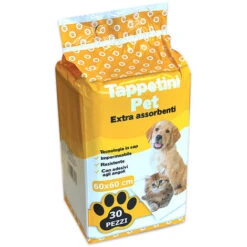 TAPPETINI PET BIANCHI 30PZ 60X60CM