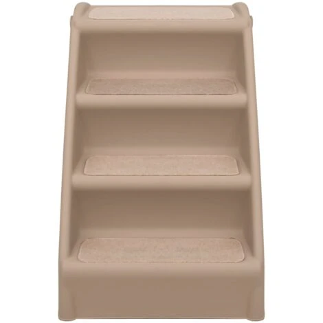 Scala Pieghevole Per Cani Marrone 62x40x49,5 Cm VidaXL 6 Scala Pieghevole Per Cani Marrone 62x40x49,5 Cm VidaXL - immagine 4