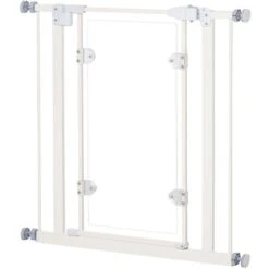 PawHut Cancellino Per Cani Chiusura Automatica Larghezza Regolabile Fino 81.9cm