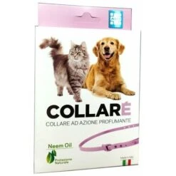 Collaré Protezione Naturale Neem Colore Rosa Fragranza Aromatica