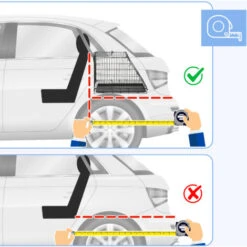 PawHut Trasportino Per Cani In Metallo E PP Per Auto Con Maniglia Nero -Cibi per cani in Italia 29040463 4