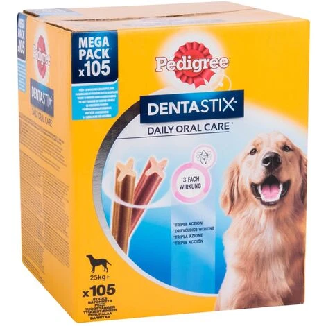 210 Pedigree Dentastix Large Per L'igiene Orale Del Cane - 2 Confezioni Da 105 Stick 4 210 Pedigree Dentastix Large Per L'igiene Orale Del Cane - 2 Confezioni Da 105 Stick - immagine 2