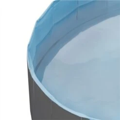 Yaheetech Piscina Per Cani Vasca Da Bagno Pieghevole Antiscivolo Per Animali Cani Gatti Coniglio In PVC Da Esterno Interno Nero M 100 X 30 Cm -Cibi per cani in Italia 30339588 3