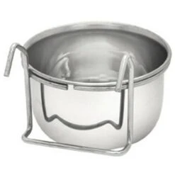 Ciotola Per Animali In Acciaio Inossidabile Con Gancio 0,9 Litri