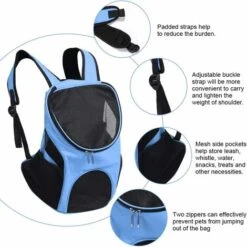 Borsa Da Trasporto Per Cani Gatti, Sistema Vivavoce Ventilazione Ventilata Doppia Tracolla Per Trasporto Di Cani Gatti Chinot Gattino Coniglio Camminata Escursionismo Viaggiare (azzurro) 25 X 30 X 35 9 Borsa Da Trasporto Per Cani Gatti, Sistema Vivavoce Ventilazione Ventilata Doppia Tracolla Per Trasporto Di Cani Gatti Chinot Gattino Coniglio Camminata Escursionismo Viaggiare (azzurro) 25 X 30 X 35 -Cibi per cani in Italia 30853533 3