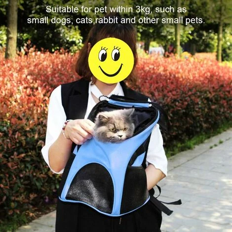 Borsa Da Trasporto Per Cani Gatti, Sistema Vivavoce Ventilazione Ventilata Doppia Tracolla Per Trasporto Di Cani Gatti Chinot Gattino Coniglio Camminata Escursionismo Viaggiare (azzurro) 25 X 30 X 35 6 Borsa Da Trasporto Per Cani Gatti, Sistema Vivavoce Ventilazione Ventilata Doppia Tracolla Per Trasporto Di Cani Gatti Chinot Gattino Coniglio Camminata Escursionismo Viaggiare (azzurro) 25 X 30 X 35 - immagine 4