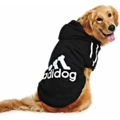 Sweat à Capuche Sport Per Cane / Gatto Dalla Taglia S Alla 9XL 7 Colori-nero-4XL