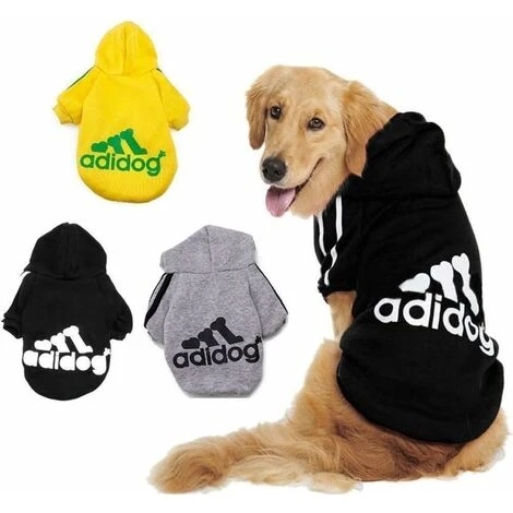 Sweat à Capuche Sport Per Cane / Gatto Dalla Taglia S Alla 9XL 7 Colori-nero-4XL 7 Sweat à Capuche Sport Per Cane / Gatto Dalla Taglia S Alla 9XL 7 Colori-nero-4XL - immagine 5