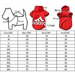 Felpa Sportiva Per Cane / Gatto Dalla Taglia S Alla 9XL 7 Colori Grigio XXL -Cibi per cani in Italia 30854585 2