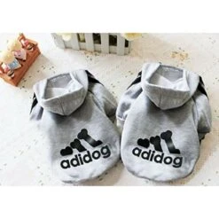 Felpa Sportiva Per Cane / Gatto Dalla Taglia S Alla 9XL 7 Colori Grigio S. -Cibi per cani in Italia 30854690 4