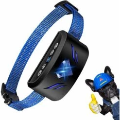 Collare Per Cani Automatico LITZEE, Collare Di Addestramento Per Cani Ricaricabile Modalità Vibrazione E Suono Sensibilità Regolabile Per Cani Di Piccola, Media E Grande Taglia Da 7 Kg A 54 Kg