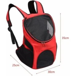 Zaino Dog Carrier, Sistema Vivavoce, Ventilazione Regolabile, Mani Per Camminare, Escursionismo, Viaggio, Doppia Borsa A Tracolla Per Trasportare Cane, Cane -Cibi per cani in Italia 30854945 3