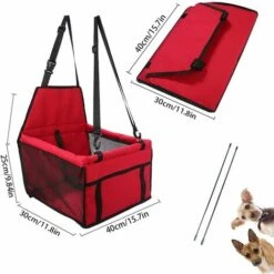 Seggiolino Auto Per Cani Copertura Per Proprietario Di Animali Domestici Con Cintura Di Sicurezza Borsa Impermeabile Tappetino Per Cuscino Per Auto Per Cani Di Gatto -Cibi per cani in Italia 30854975 3