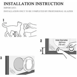 Porta Per Gatti Porta Per Gatti A 4 Vie Porta Per Animali Domestici Per Cani Di Piccola Taglia Facile Installazione -Cibi per cani in Italia 30855061 5