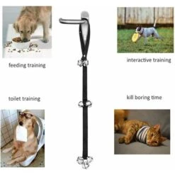 Campanelli Da Addestramento Per Cani In Ferro, Corda In Nylon Regolabile -Cibi per cani in Italia 33181410 5