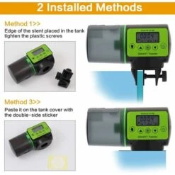 Distributore Automatico Di Mangiatoia Per Pesci Per Acquario Timer Per Serbatoi Per Vacanze, Fine Settimana, Vacanze Adatto Per Dispenser Di Cibo Per Pesci Da 200 Ml -Cibi per cani in Italia 33218860 3