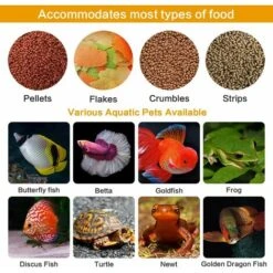 Distributore Automatico Di Mangiatoia Per Pesci Per Acquario Timer Per Serbatoi Per Vacanze, Fine Settimana, Vacanze Adatto Per Dispenser Di Cibo Per Pesci Da 200 Ml -Cibi per cani in Italia 33218860 5