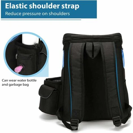 Pettorina Per Cani E Gatti Pettorina Per Zaino Pettorina Per Cani Di Piccola Taglia Imbottitura Rimovibile Per Escursionismo Viaggi S Blu 5 Pettorina Per Cani E Gatti Pettorina Per Zaino Pettorina Per Cani Di Piccola Taglia Imbottitura Rimovibile Per Escursionismo Viaggi S Blu - immagine 3