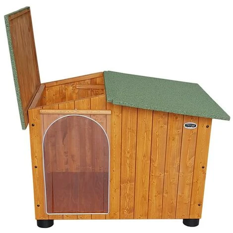 Cuccia In Legno Per Cani Da Esterno Rinforzata Mod. Oasi Verde MADE IN ITALY BB - Barboncino Senza TENDINA 72x60xH53 7 Cuccia In Legno Per Cani Da Esterno Rinforzata Mod. Oasi Verde MADE IN ITALY BB - Barboncino Senza TENDINA 72x60xH53 - immagine 5