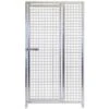 Pannello Con Porta In Rete Per Box Cani Maglia 5x5 Cm Zincatura A Caldo 100xh180 Cm