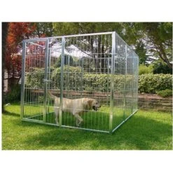 2 Pannelli Semplici In Rete Per Box Cani Con Zincatura Elettrolitica Ciascuno Misura 100xh180 Cm -Cibi per cani in Italia 33363496 5