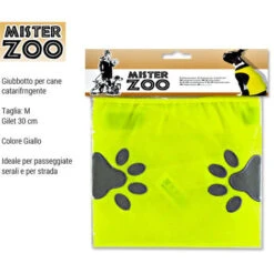 Giubbotto Riflettente Gilet Vestito Catarifrangente Cani Animali Sicurezza 30 Cm