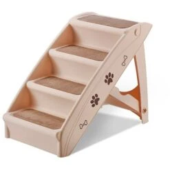 Scaletta Pieghevole Per Animali Domestici Con 4 Scalini In Plastica Diva -Cibi per cani in Italia 33833540 3