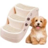 Scaletta Pieghevole In Plastica Con 3 Gradini Per Animali Domestici Tosca -Cibi per cani in Italia 33833541 1