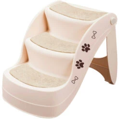 Scaletta Pieghevole In Plastica Con 3 Gradini Per Animali Domestici Tosca -Cibi per cani in Italia 33833541 3
