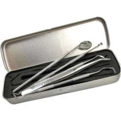 Strumenti Dentali Professionali, Ablatore Dentale E Raschietto Per Rimozione Tartaro In Acciaio Inossidabile, Confezione Da 5 Strumenti Per La Pulizia Dei Denti In Acciaio Inossidabile Per Cani, Gatti -Cibi per cani in Italia 34201724 2