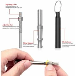 Fischietto Per Smettere Di Abbaiare - Controllo Silenzioso Del Cane Che Abbaia - Repellente Repellente Per Pattuglia Ad Ultrasuoni - Fischietto Deterrente Per L'addestramento D'argento - Addestra Il T -Cibi per cani in Italia 35581883 3