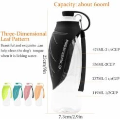 SOEKAVIA Borraccia In Silicone Per Cani In Movimento Borraccia Portatile Per Cani In Movimento (nera) 8 SOEKAVIA Borraccia In Silicone Per Cani In Movimento Borraccia Portatile Per Cani In Movimento (nera) -Cibi per cani in Italia 35821346 2