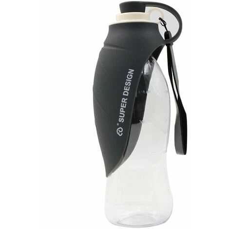 SOEKAVIA Borraccia In Silicone Per Cani In Movimento Borraccia Portatile Per Cani In Movimento (nera) 6 SOEKAVIA Borraccia In Silicone Per Cani In Movimento Borraccia Portatile Per Cani In Movimento (nera) - immagine 4