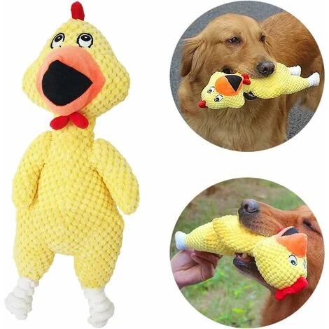 SOEKAVIA Giocattolo Per Cani Giocattolo, Cane Di Peluche, Durevole Peluche Di Velluto A Coste Con Meccanismo Sonoro Cigolante A Forma Di Pollo In Plastica 3 SOEKAVIA Giocattolo Per Cani Giocattolo, Cane Di Peluche, Durevole Peluche Di Velluto A Coste Con Meccanismo Sonoro Cigolante A Forma Di Pollo In Plastica