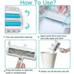 SOEKAVIA Spazzola Per Animali Domestici Spazzola Autopulente Per Cani E Gatti. Rimuove Peli Di Cani E Gatti Da Mobili, Tappeti, Biancheria Da Letto, Vestiti -Cibi per cani in Italia 36004338 4